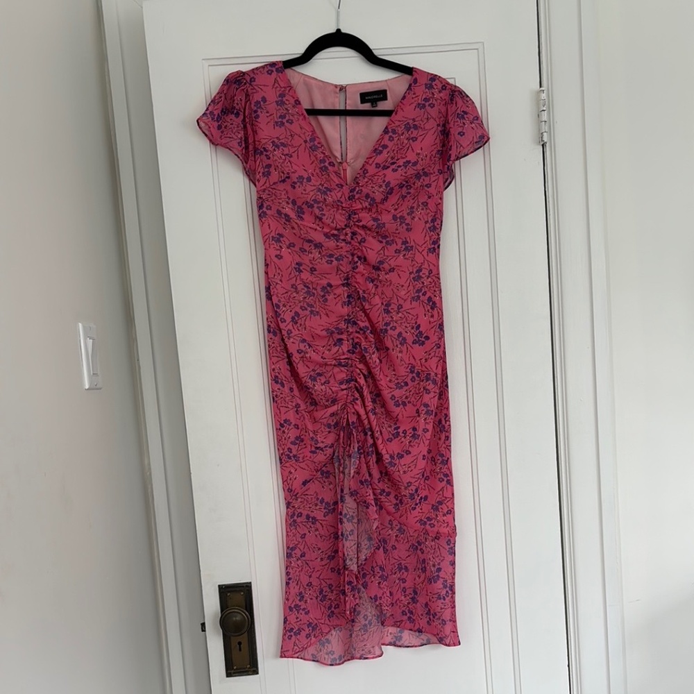 Majorelle Elaine Midi Dress in Pink Baybreeze